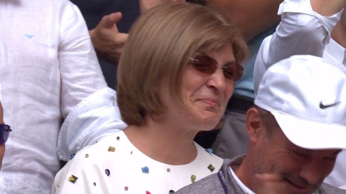 Mama Simonei Halep Wimbledon 2019