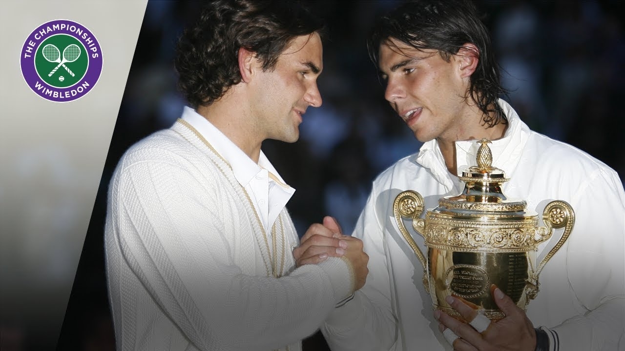 Roger Federer și Rafael Nadal Wimbledon 2008