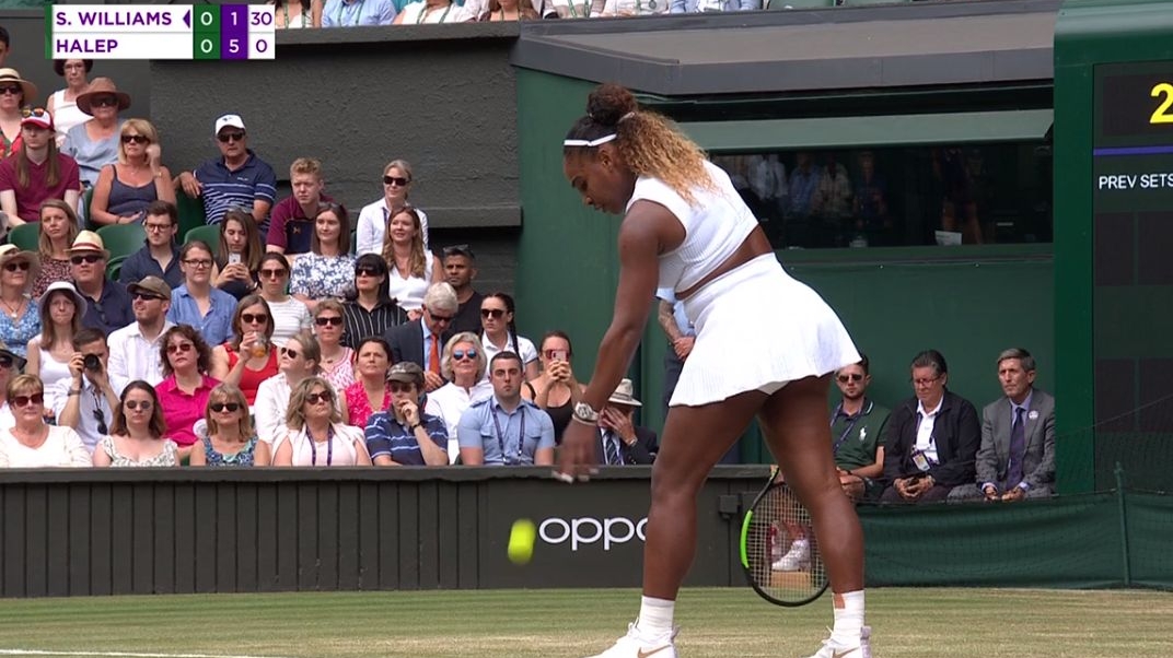 Serena Williams își face serviciul la zero