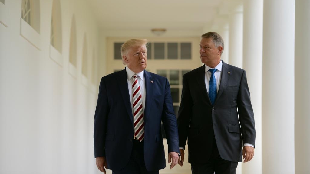 Donald Trump și Klaus Iohannis 20 august 2019
