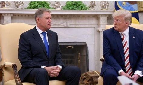 Klaus Iohannis si Donald Trump la Casa Albă 20 august 2019