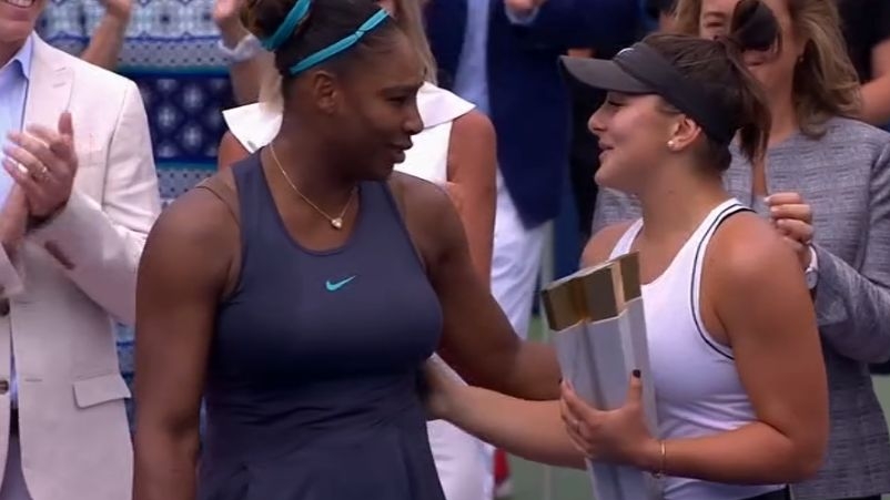 Serena Williams și Bianca Andreescu
