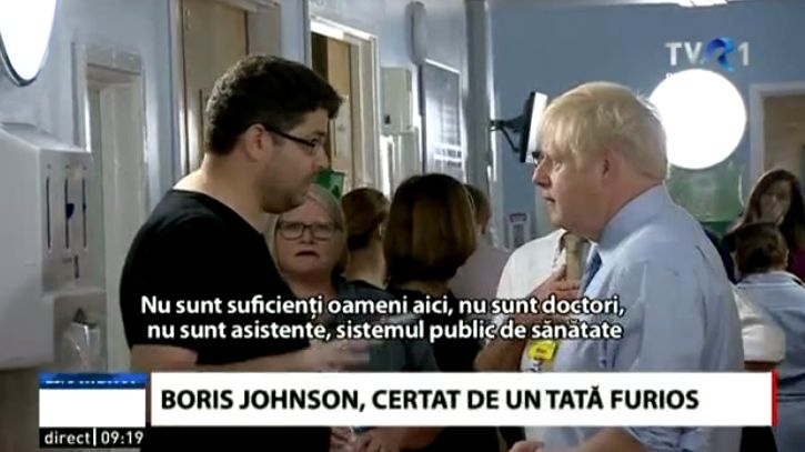 Boris Johnson certat în spital
