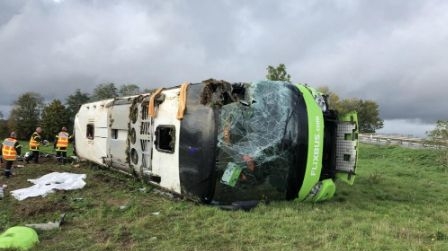Accident de autocar în Franța
