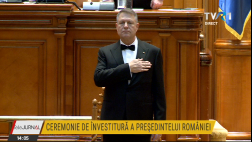 Klaus Iohanis în Parlament