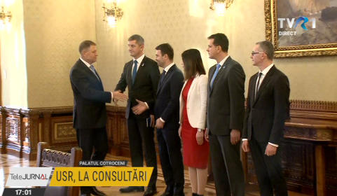 USR la consultări cu președintele Iohannis
