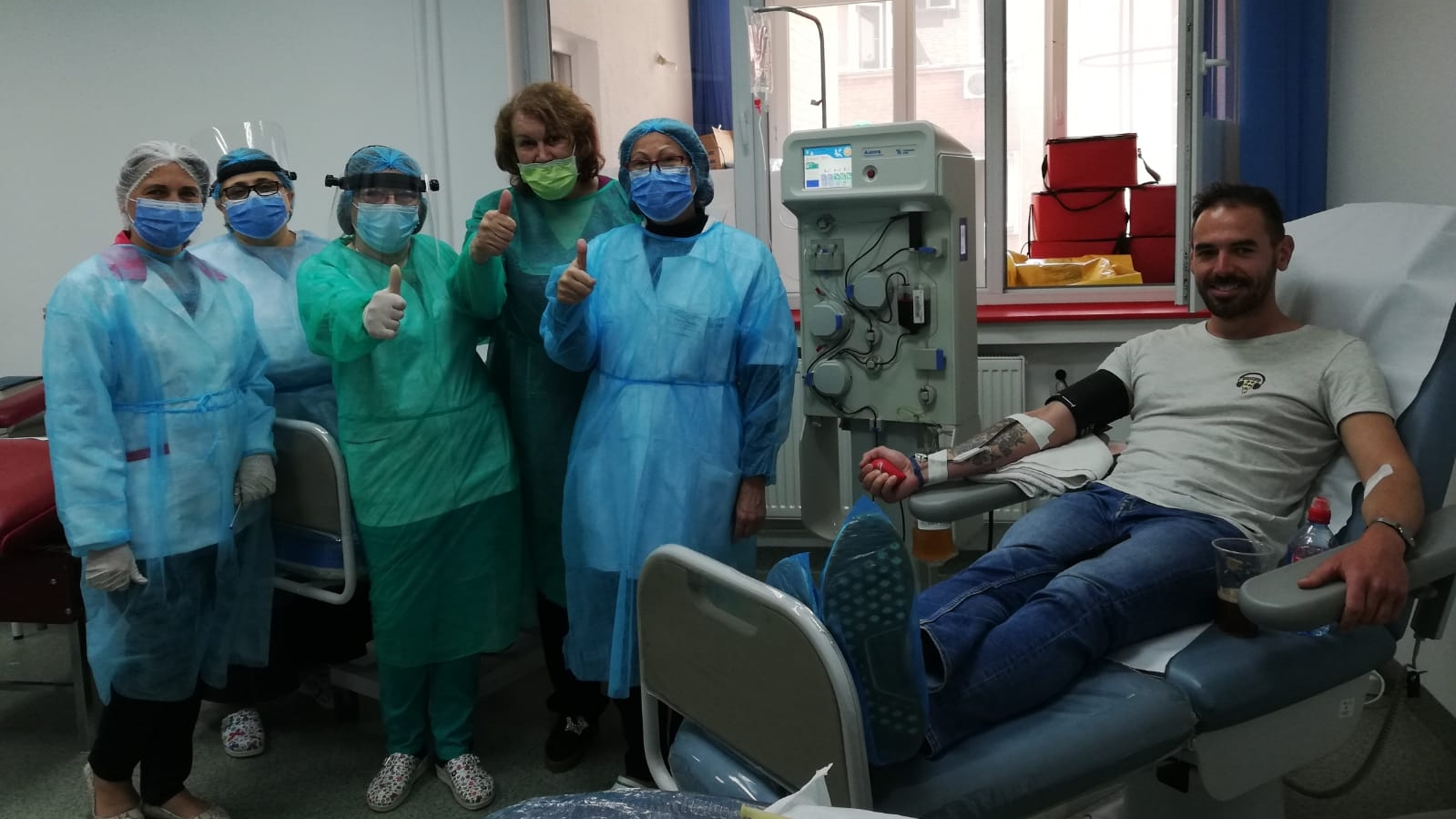 În Bucureşti a fost prelevată plasmă de la un donator vindecat de Covid-19