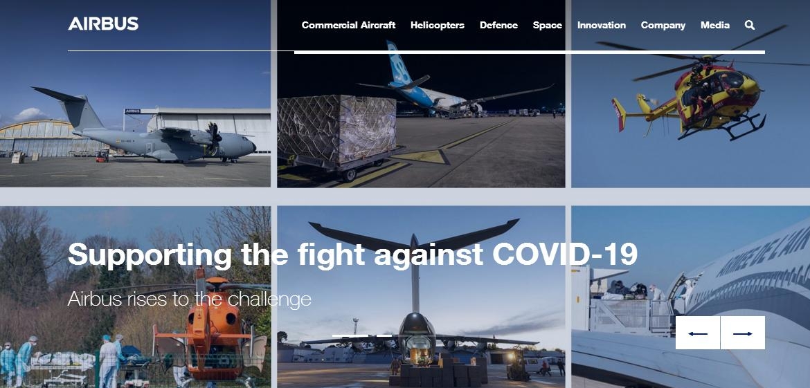 Airbus luptă împotriva COVID-19
