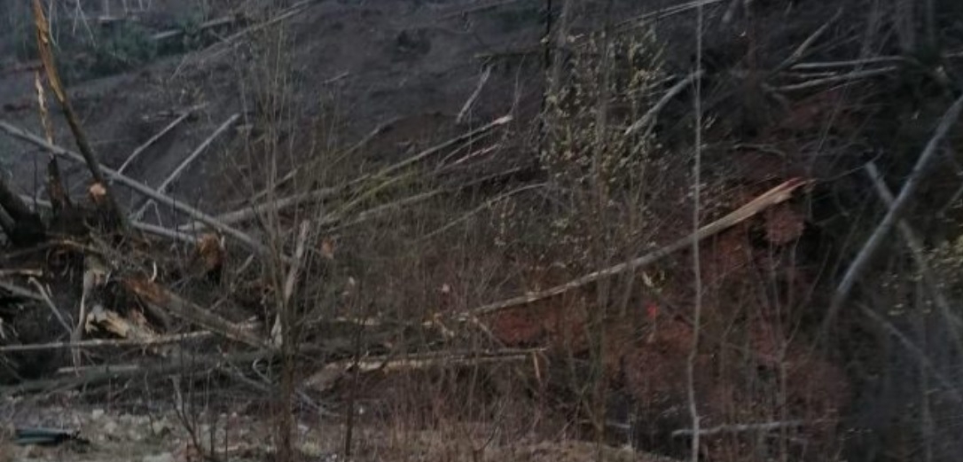Alunecare de teren la Azuga