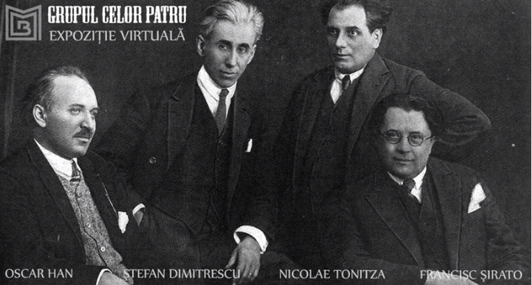 Grupul celor patru’’ : Nicolae Tonitza Ștefan Dimitrescu Francisc Șirato și Oscar Han