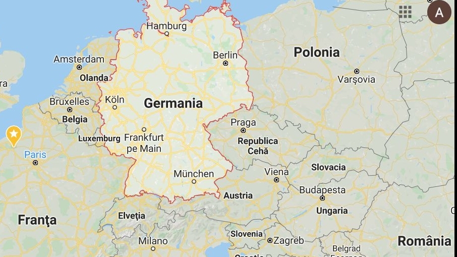 Germania. Harta