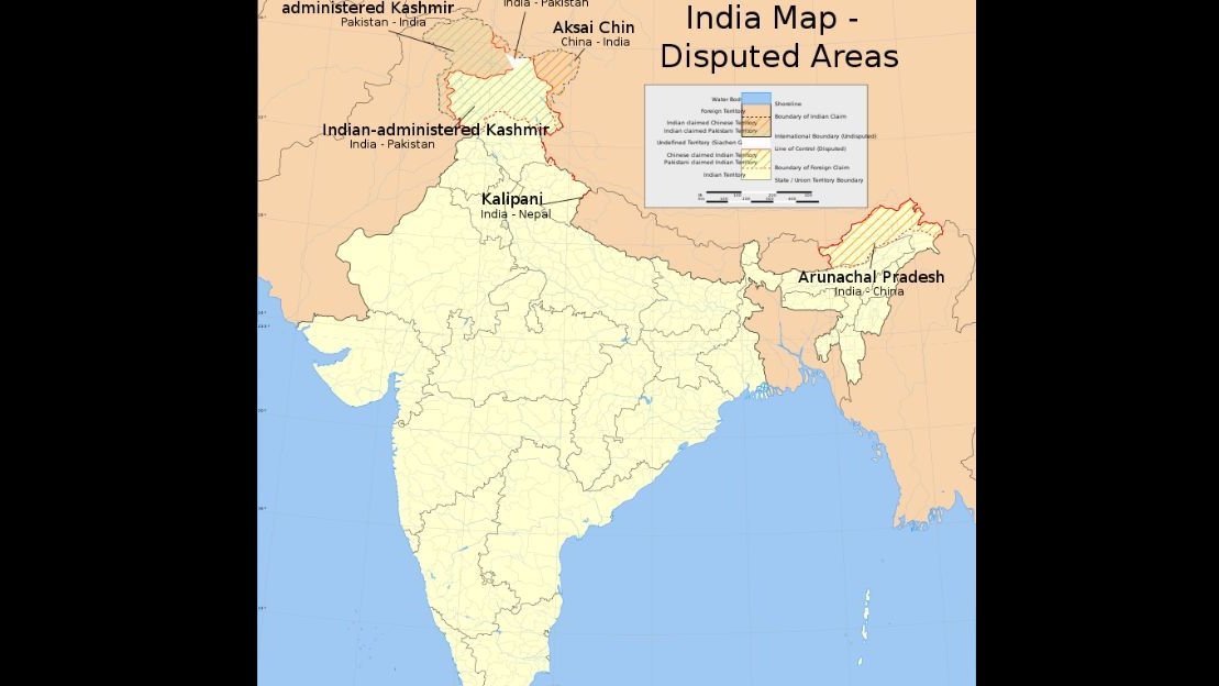 Ganita disputata intre India și China