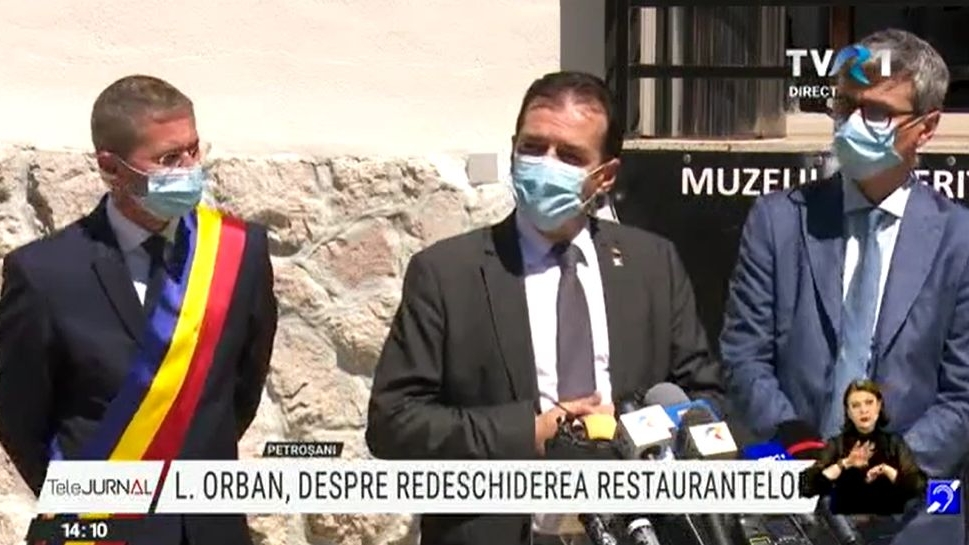 Ludovic Orban despre redeschiderea restaurantelor