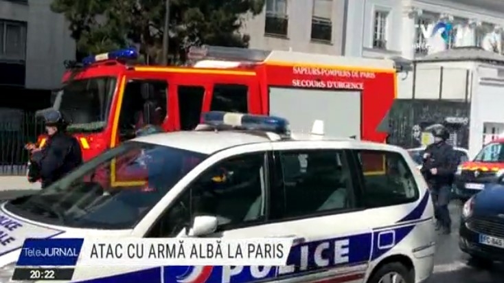 Atac cu armă albă la Paris