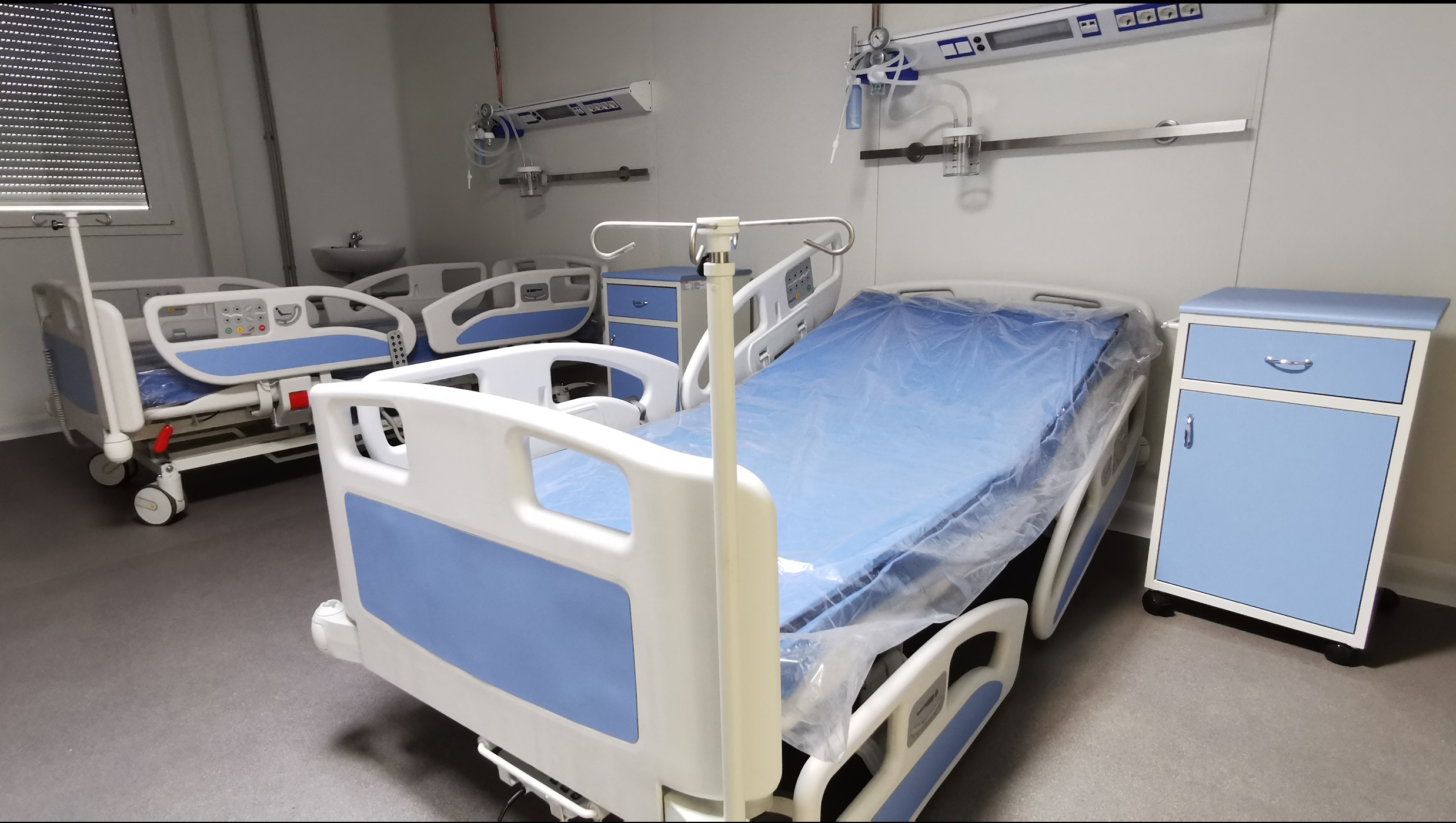 Spitalul modular pentru pacienții COVID-19 deschis la Sibiu