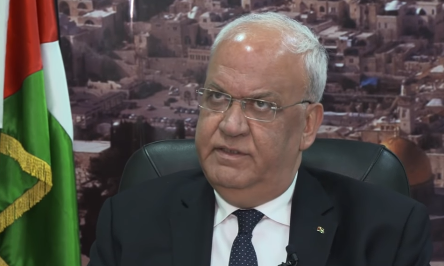 Negociatorul șef palestinian Saeb Erekat