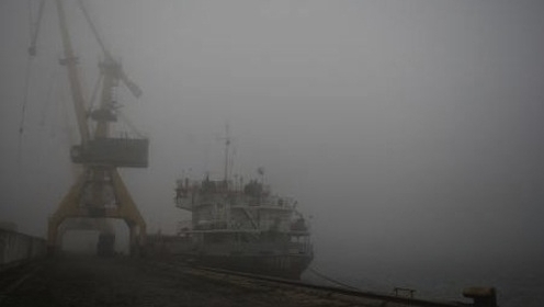 Portul Constanța ceață