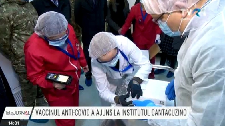 Vaccinul a ajuns la Institutul Cantacuzino