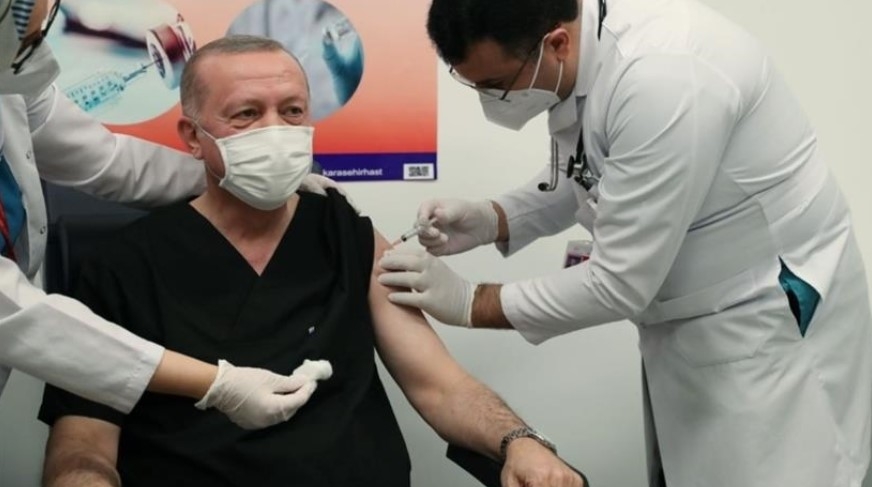 Președintele Turciei vaccinat anti covid