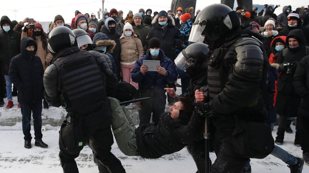 Rusia proteste