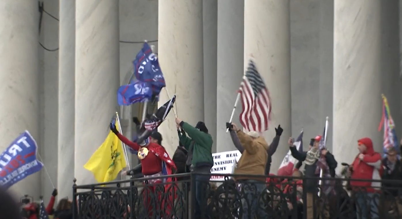 Protestatari la Capitoliu