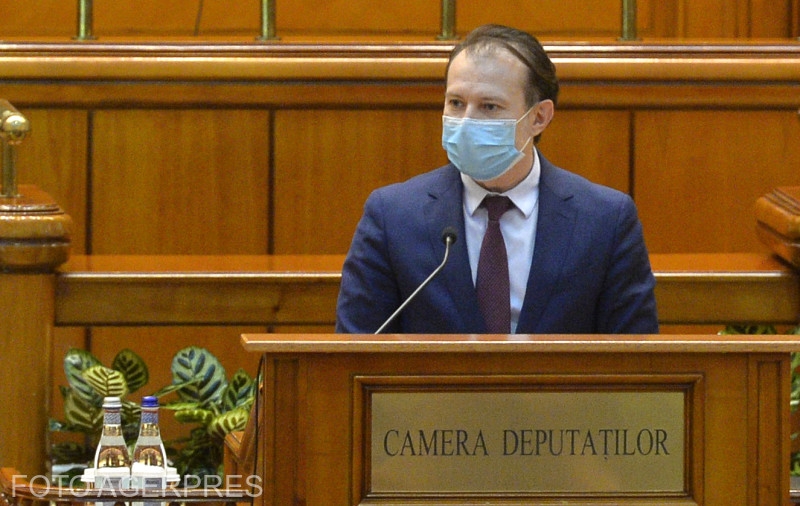 Florin Cîțu în Parlament