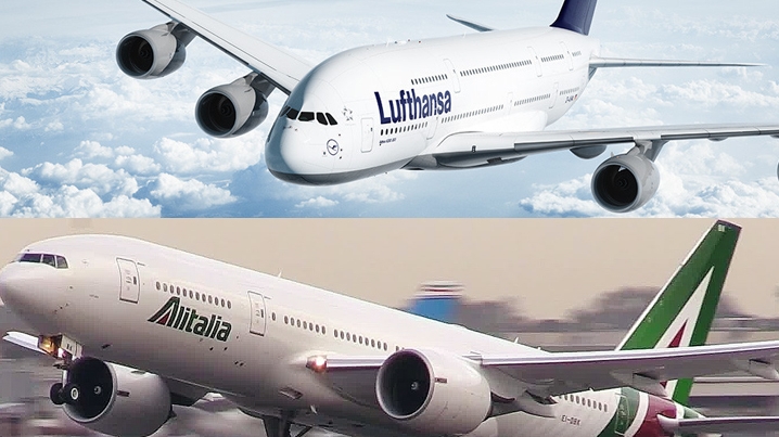 Alitalia și Lufthansa