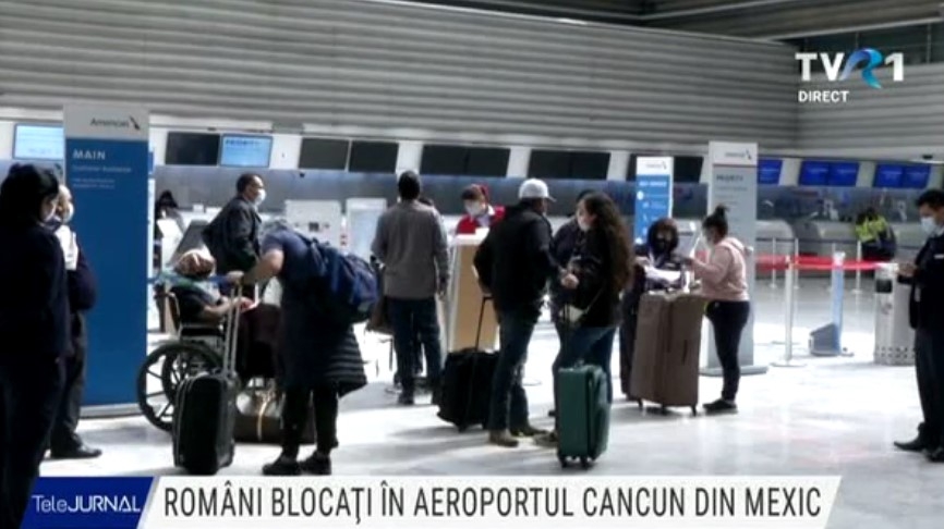Turisti români blocati in Mexic