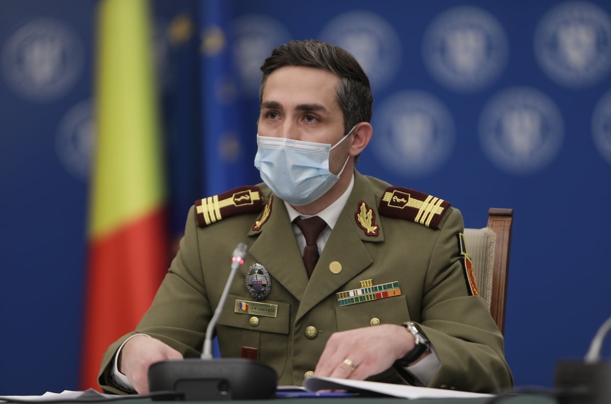 Col. dr. Valeriu Gheorghiță coordonatorul campaniei de vaccinare