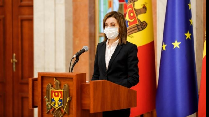 Președintele Republicii Moldova Maia Sandu