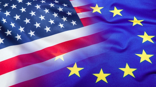 SUA-UE drapele