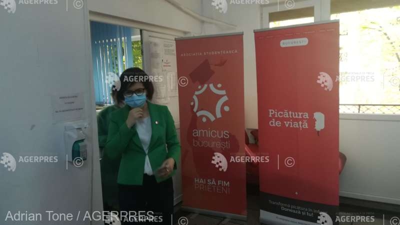Ministrul Sănătății Ioana Mihăilă la Centrul de Transfuzie Sanguină