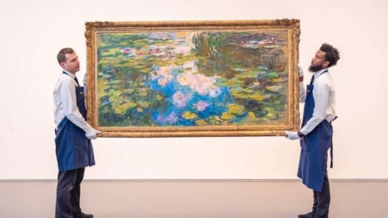 Tablou cu nuferi Claude Monet