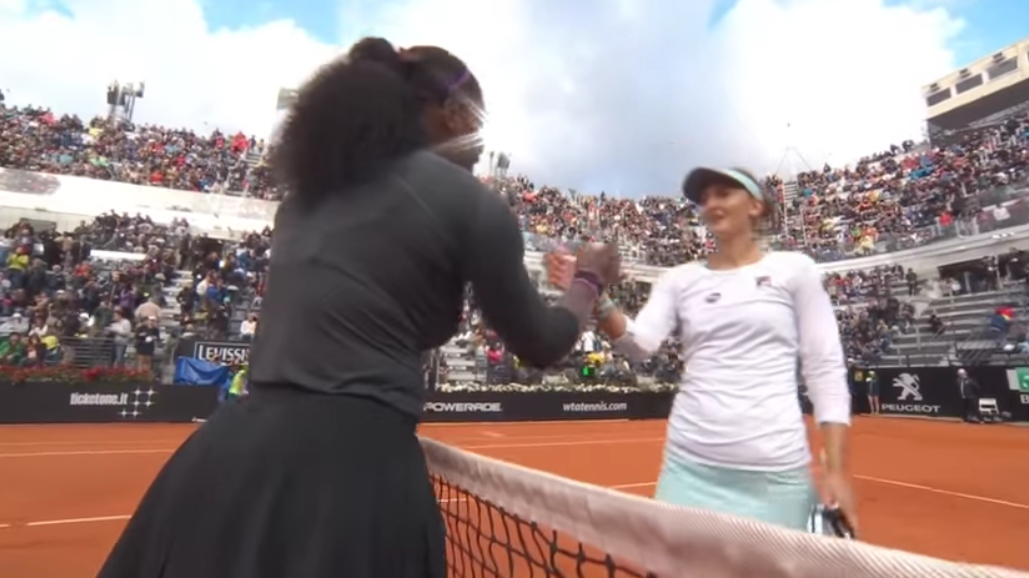 Serena Williams și Irina Begu