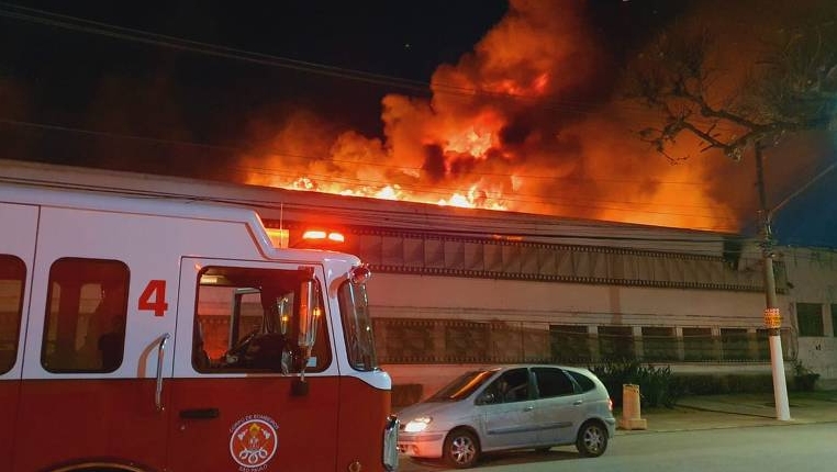 Incendiu la Cinemateca in Brazilia