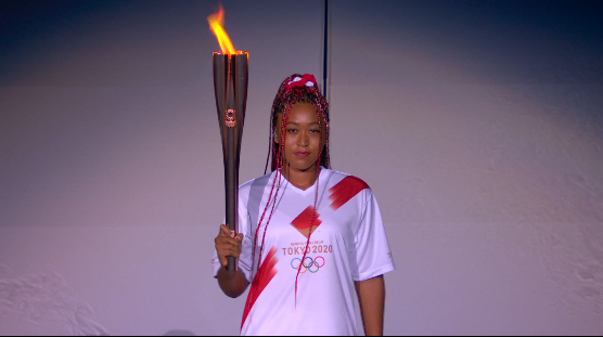 Naomi Osaka ultima purtătoare a flăcării olimpice