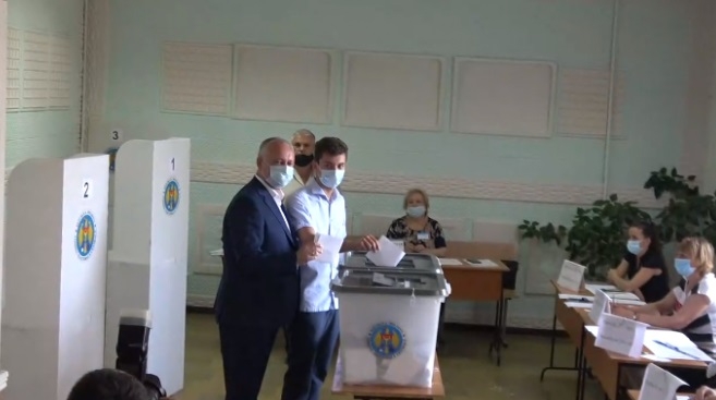 Igor Dodon a votat