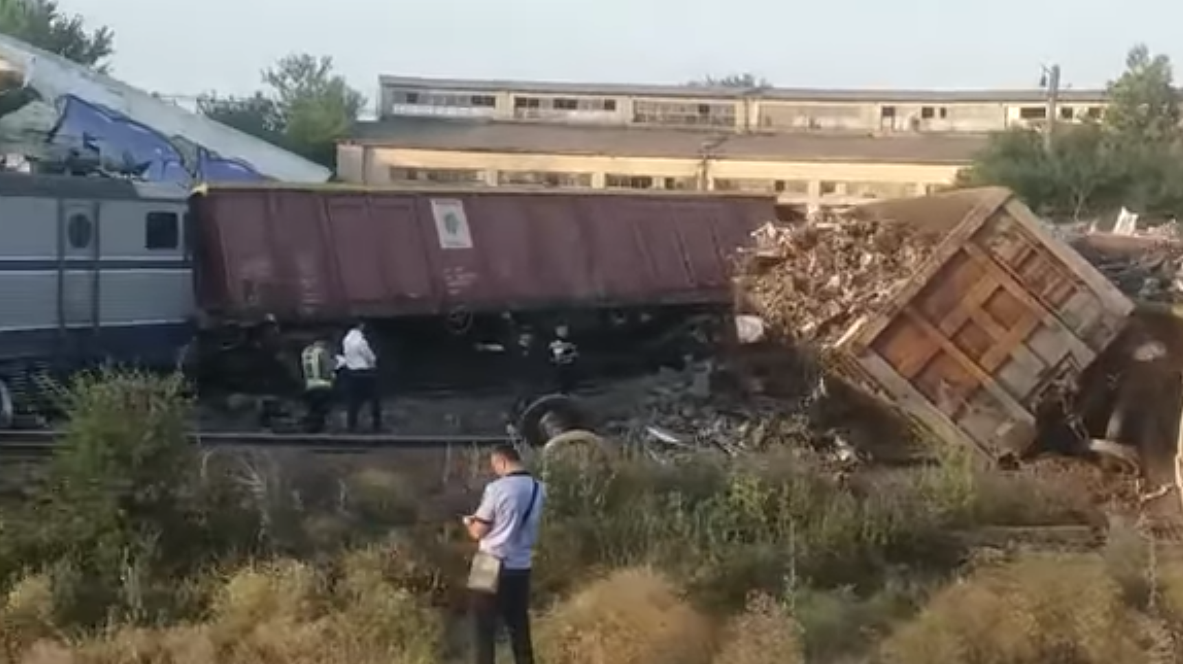 Accident feroviar la Fetești
