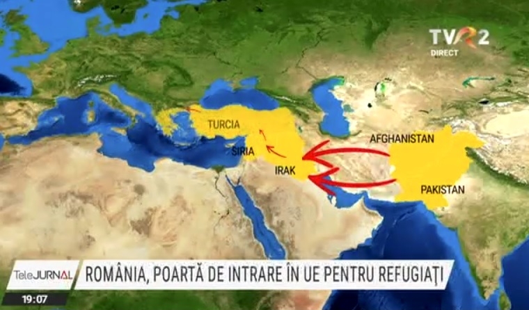 România poartă de intrare în UE pentru refugiaţi