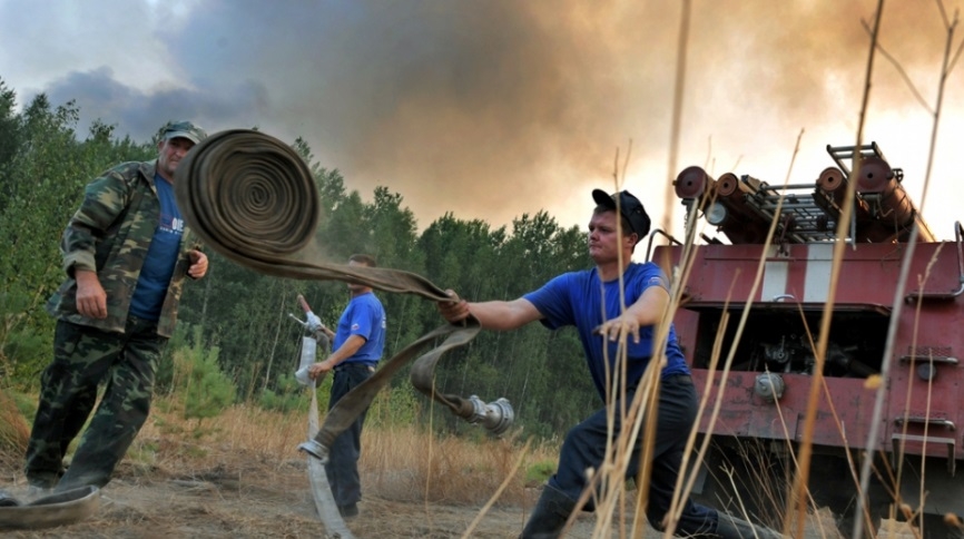 Incendii de pădure în Rusia