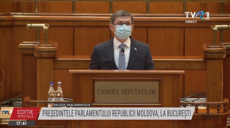 Președintele Parlamentului Republicii Moldova la București