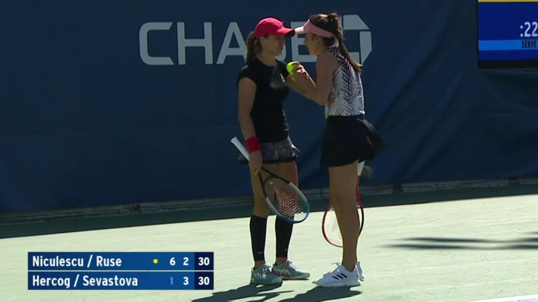 Monica Niculescu și Gabriela Ruse US Open 2021