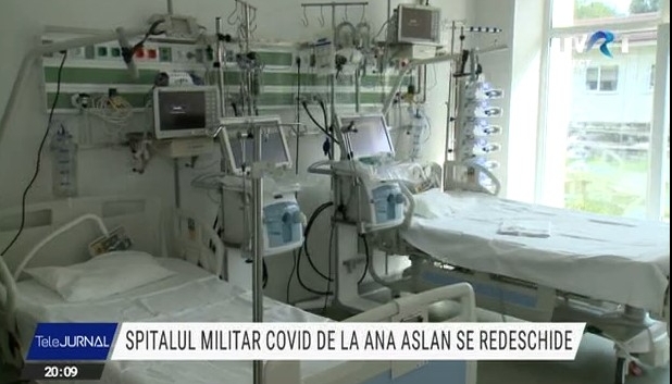 Spitalul militar Covid de la Ana Aslan se redeschide