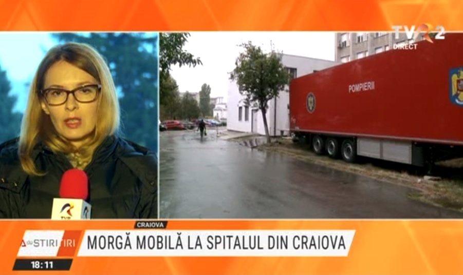 Morgă mobilă la Spitalul Judeţean de Urgenţă din Craiova