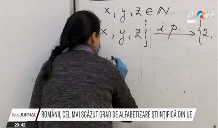 Românii cel mai scăzut grad de alfabetizare științifică din UE