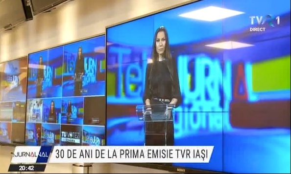 30 de ani de la prima emisie TVR Iași