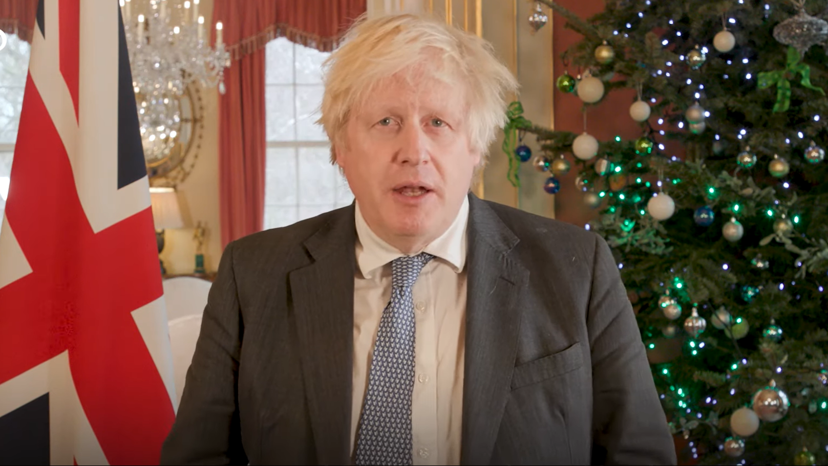 În mesajul de Crăciun Boris Johnson îi îndeamnă pe britanici să se vaccineze