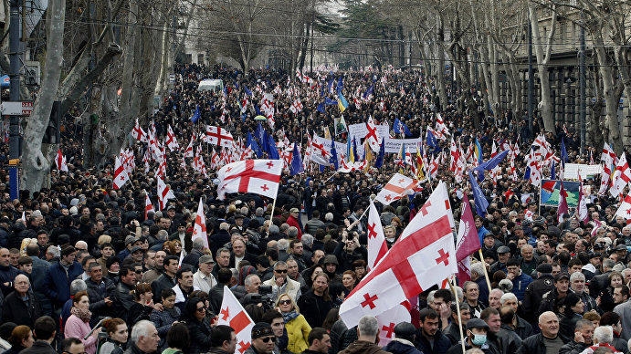 Proteste in Georgia