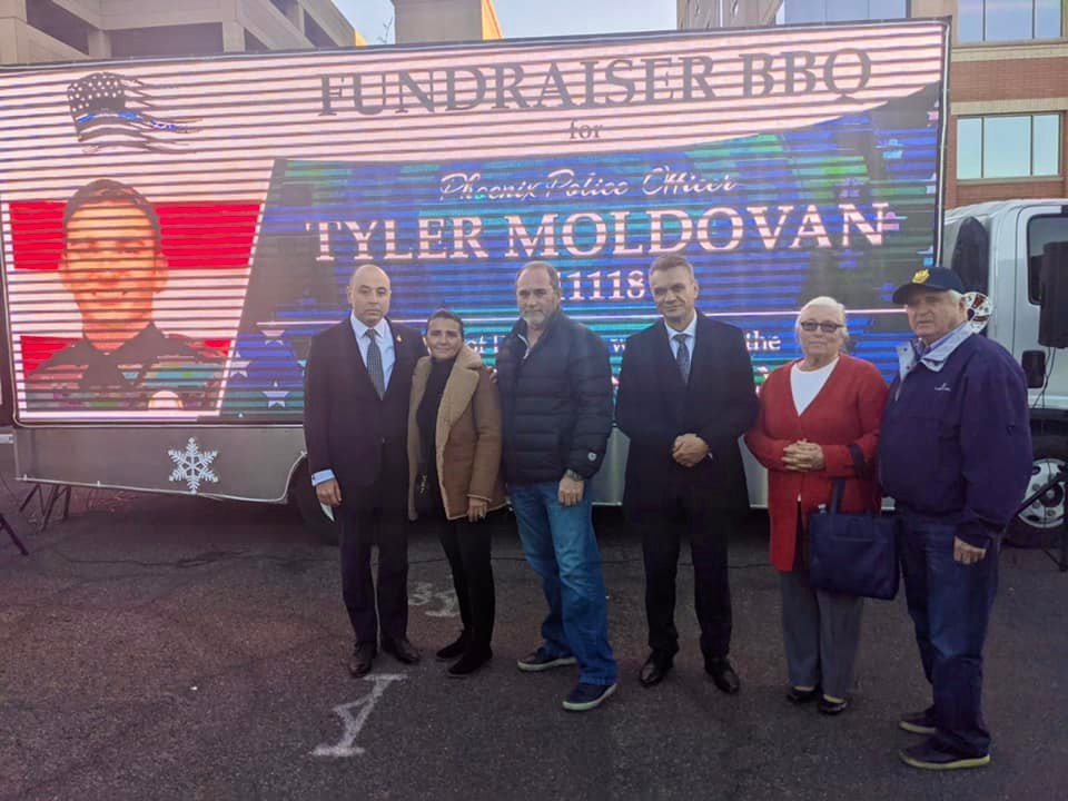 Ambasadorul României în SUA alături de rudele lui Tyler Moldovan