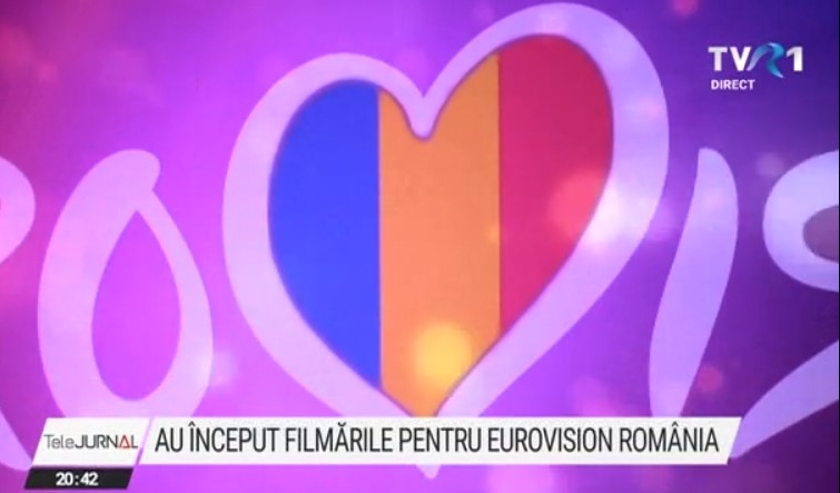 Au început filmările pentru Eurovision România